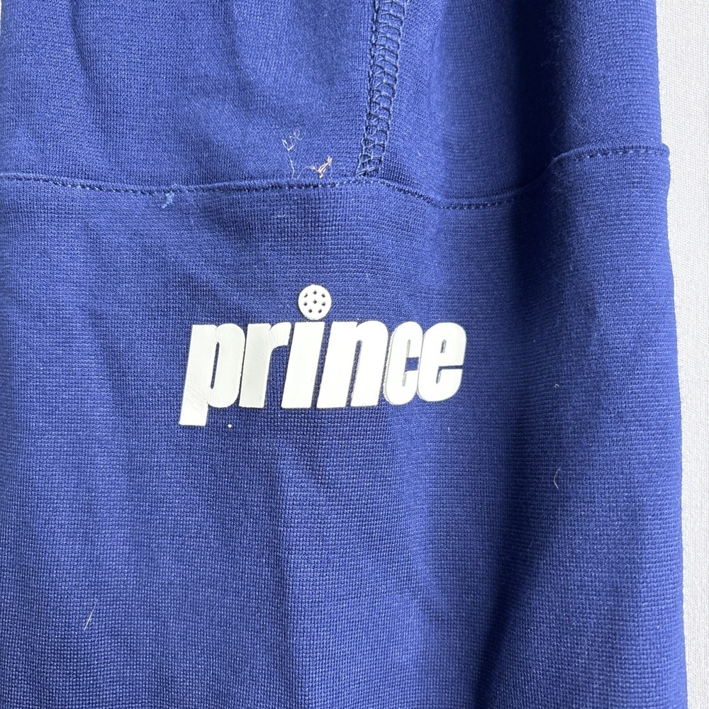 Prince Men's Medium Blue White Pickleball Ankle Zip Pants Athletic Tennis - Picture 6 of 6
